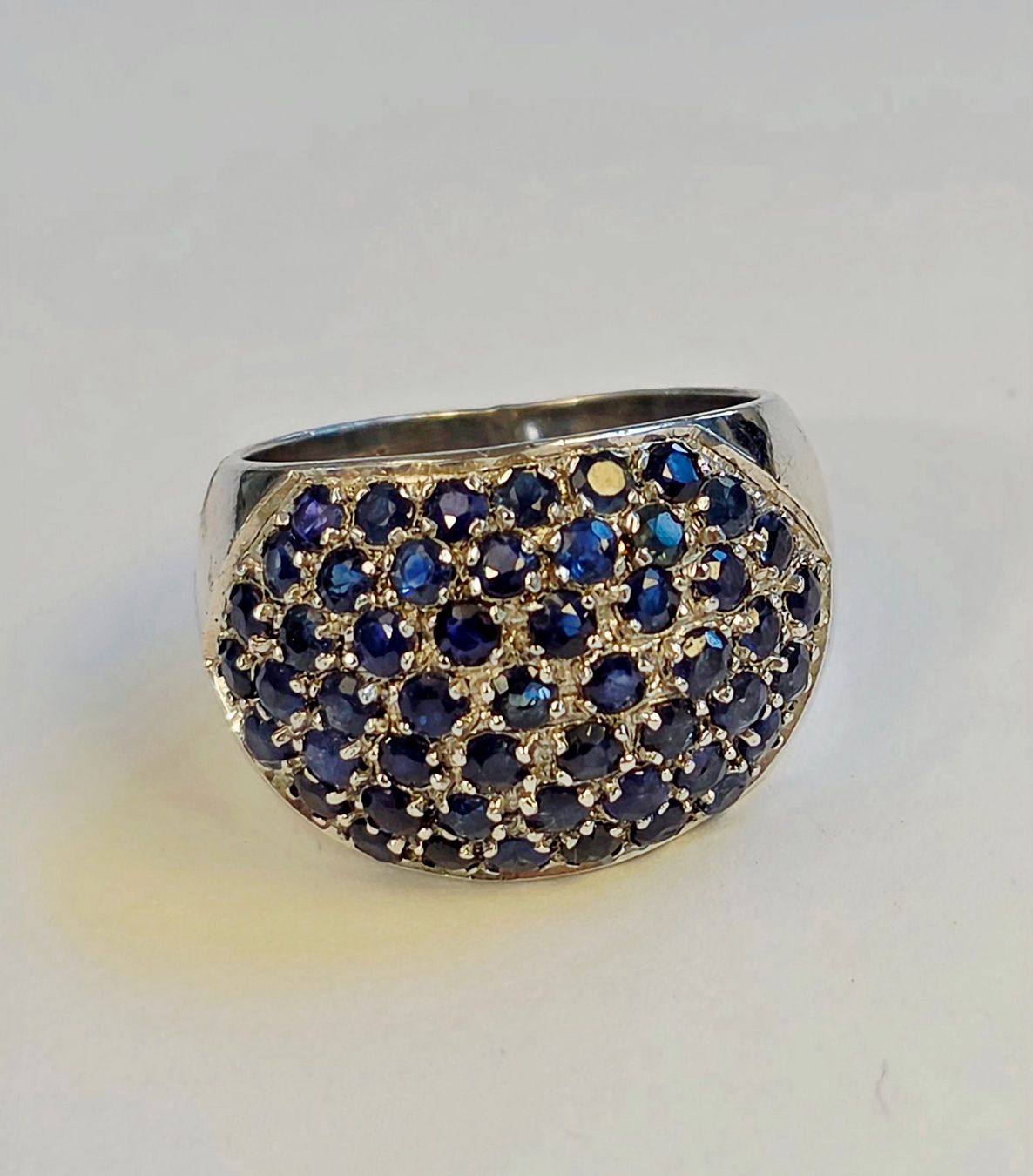 Bagues: Ring Silber mit Saphiren Grösse 56 neu – Neuf (Voir description) à Zürich par benedikt12 1