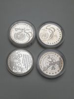 🇨🇭🤍 3 ounces Silver .925 (91.4g) : 4x 5 Ecu Proof (Rare)