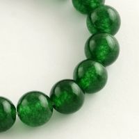 Jade gefärbt grün 8mm, 1 Strang