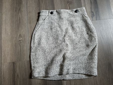 Rock grau meliert Gr. 34