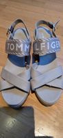Tommy Hilfiger Sandalen Keilabsatz beige ,Zustand neuwertig