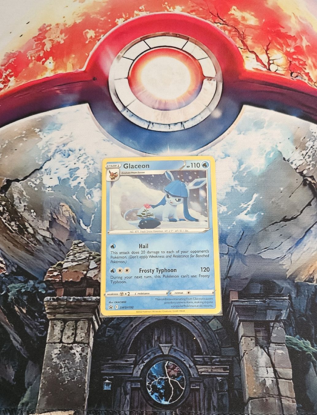 Pokémon Sammelbilder & Trading cards: Pokémon Glaceon V – Gebraucht aus Unterseen von ninetyfour