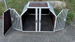 Schmidt Doppelhundebox (96x95x65cm, TxBxH) für z.B Audi Q5