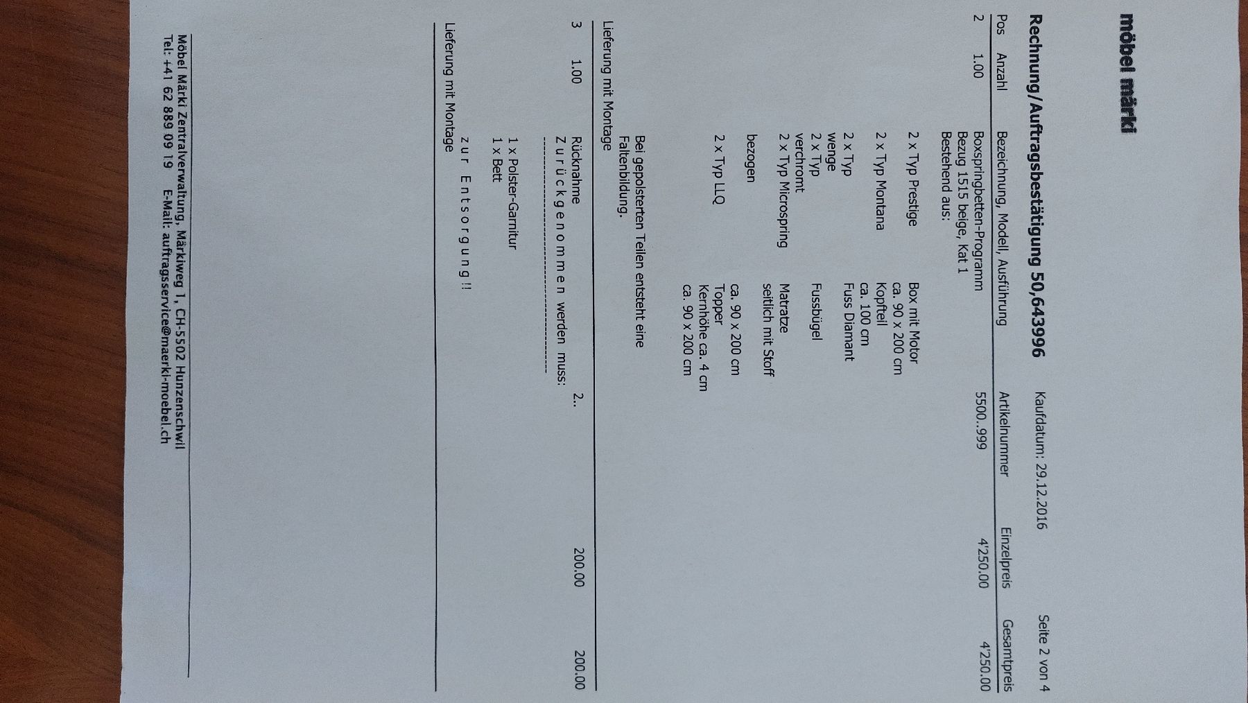 Letti: 2 Boxspringbetten à 90x200 – Usato da Bonstetten venduto da simasa01 4