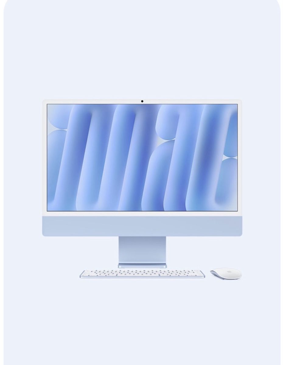 Apple PCs: Apple iMac 202124 Zoll M1 8-CPU 8GB RAM 256GB SSD Blau – Neuf (Voir description) à Mühlau par kvn_8cmk 2