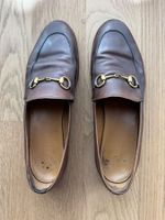 GUCCI Jordaan Vintage Leather Loafers