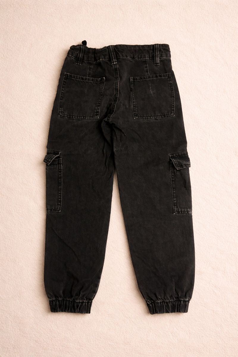 Jeans: PANTALON CARGO ENFANT NOIR – Nuovo (secondo la descrizione) da Lausanne venduto da mar_6snp 2