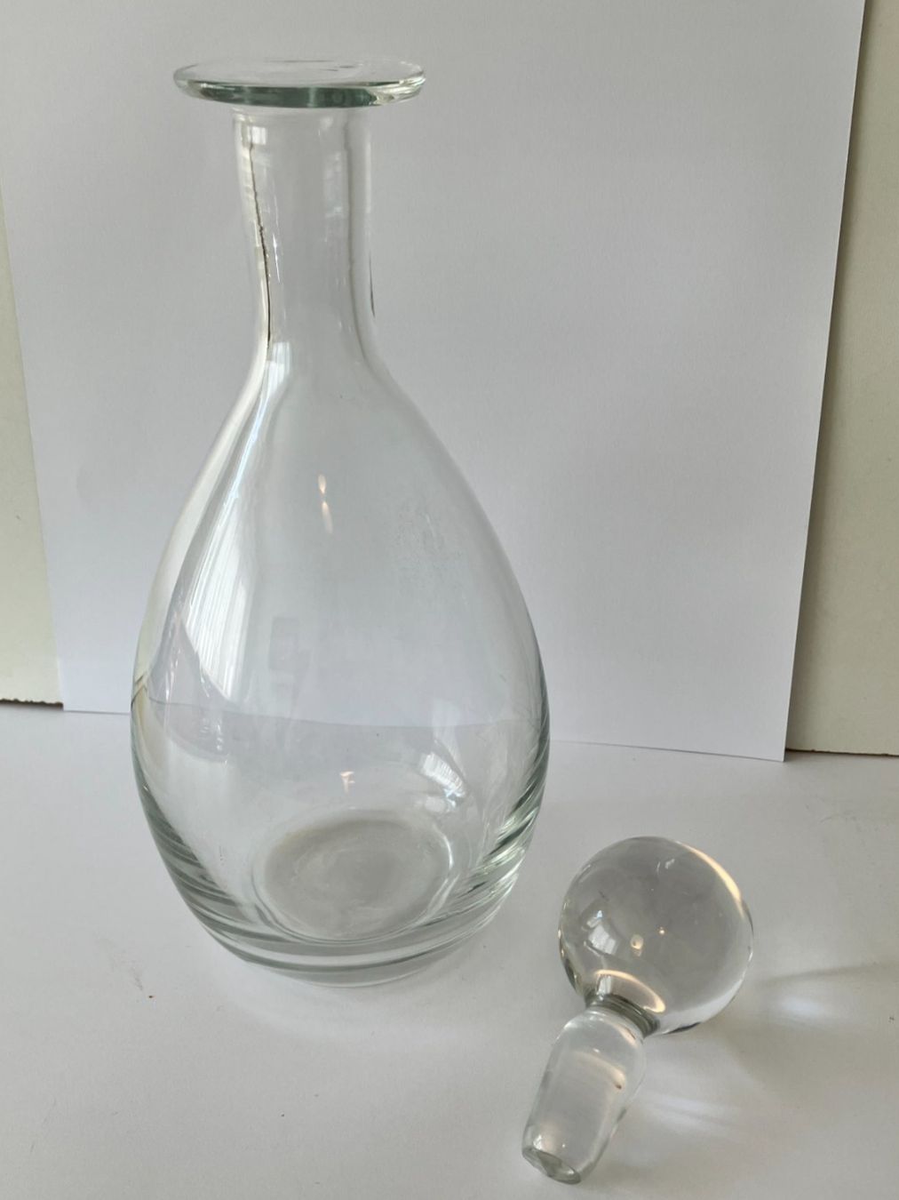 Karaffen: Klassische Glas Karaffe – Gebraucht aus Basel von djwwpp 1