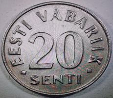 Estland  20 Cent, 2006 + Estland  20 Cent, 2003