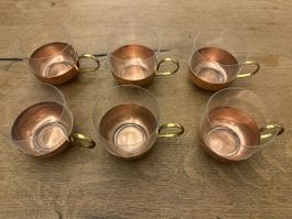 Tee Tassen Vintage Kupfer
