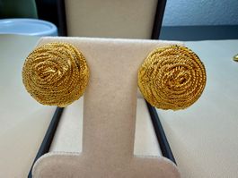 Vintage Ohrringe Clips Luxus Modeschmuck