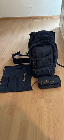 Satch Schulsack mit Zubehör - 2x benutzt