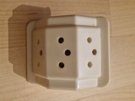 Mehrfachstecker 3-fach Abzweigstecker 3 polig alte Bauart