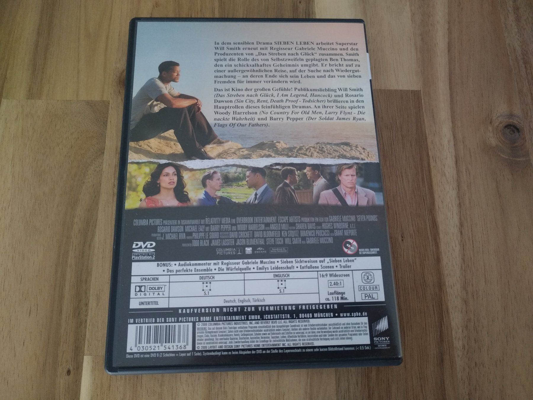 Tous les DVDs: Sieben Leben – D'occasion à Olten par prusik02 2