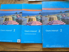 3x Französischbuch Cours intensif 2 Klett Verlag