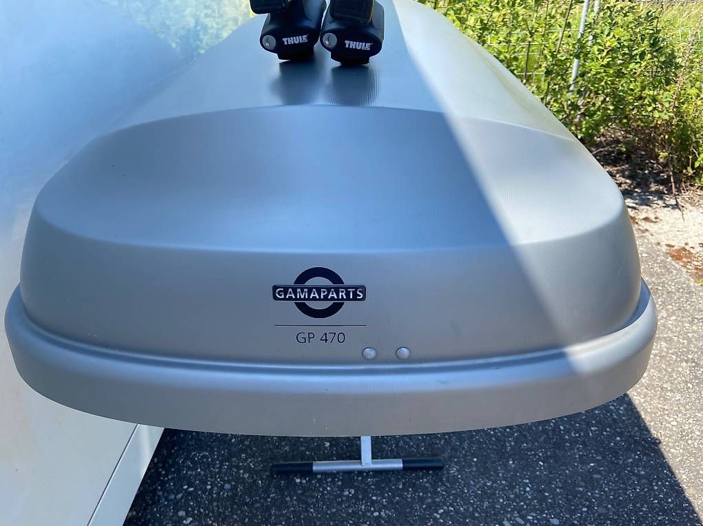 Coffres de toit: XXL Dachbox Gammparts GP 470 mit oder ohne Träger – D'occasion à Leuzigen par Doppelrad 2