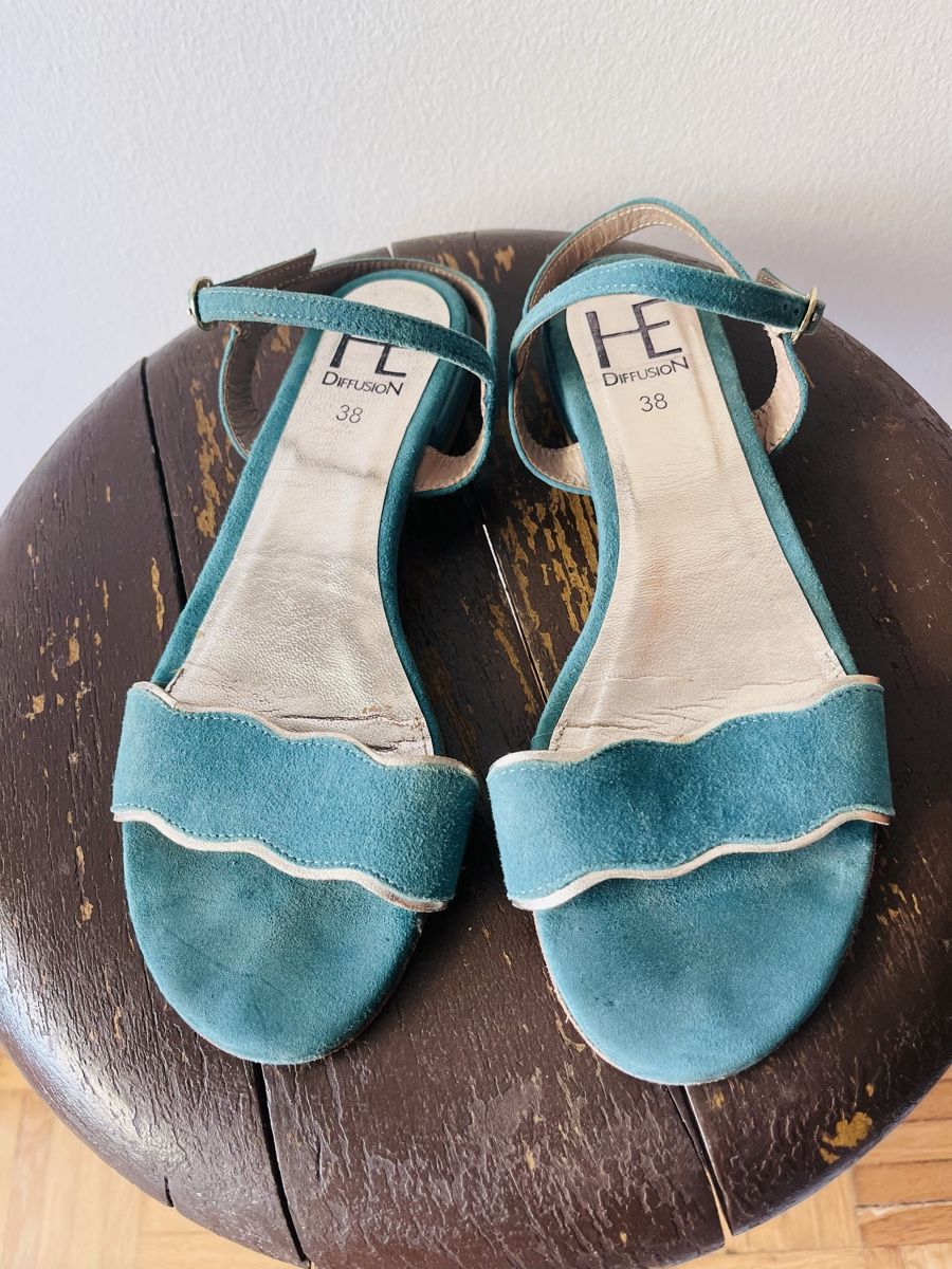 Damenschuhe: Sandales Hardrige, Daim - 38 – Gebraucht aus Bern von Mathilde_Nhs 1