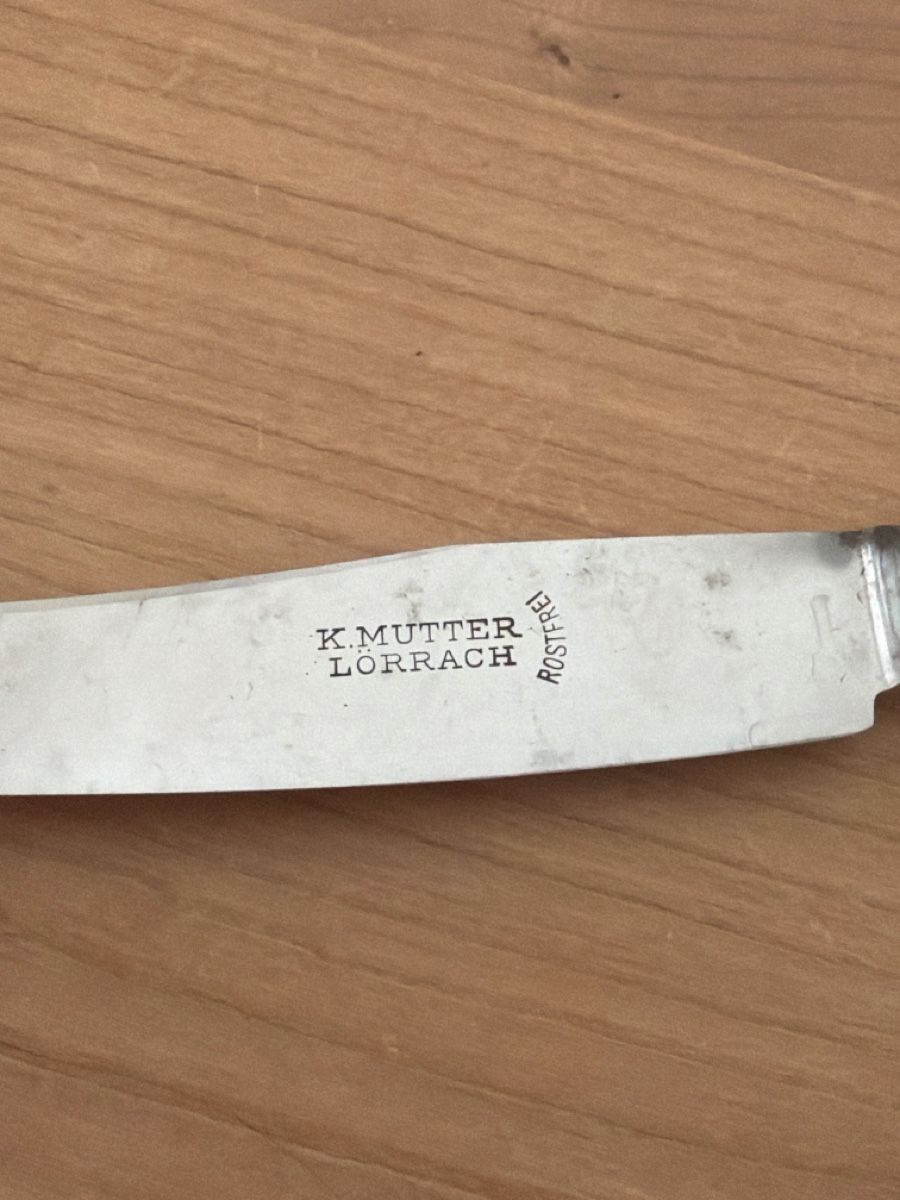 Posate: Antikes Messer Silber – Usato da Münchenstein venduto da mjaaxx 2