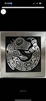Indianische Relief Totem Platte