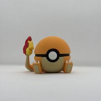CharmanderBall – 3D Gedruckter Pokéball Clicker | Charmander