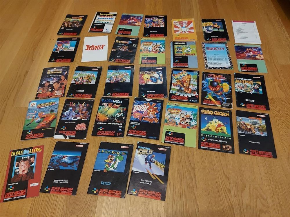 Giochi: 32 Spielanleitungen Super Nintendo SNES – Usato da Aarau venduto da Kaesekuchen2000