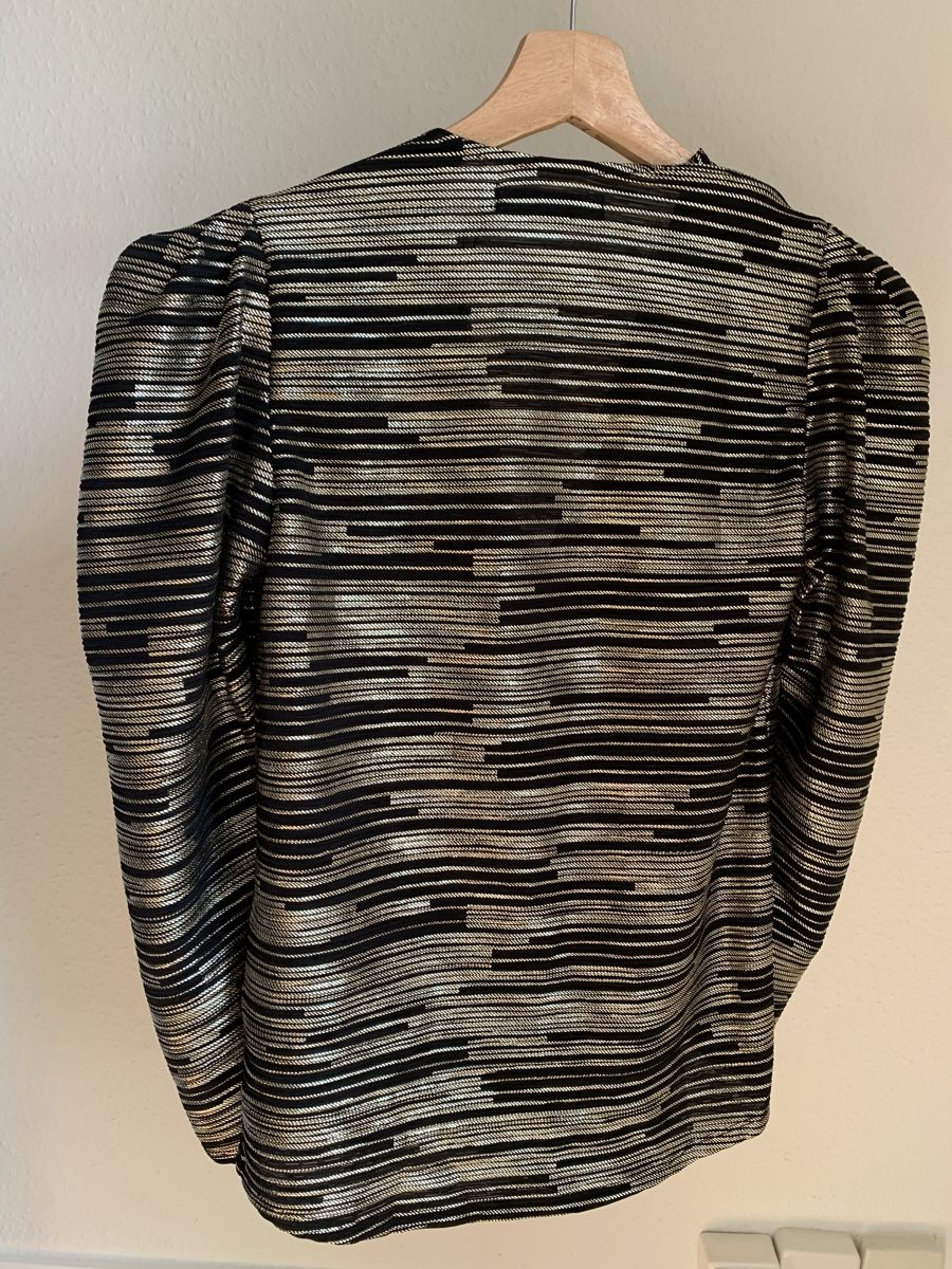 Iro Top: Top argenté effet épaulette Iro – Nuovo e nell'imballaggio originale da Genève venduto da rez_c6c6 3