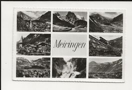 AK ca.1950 Meiringen 8 Bilder Karte