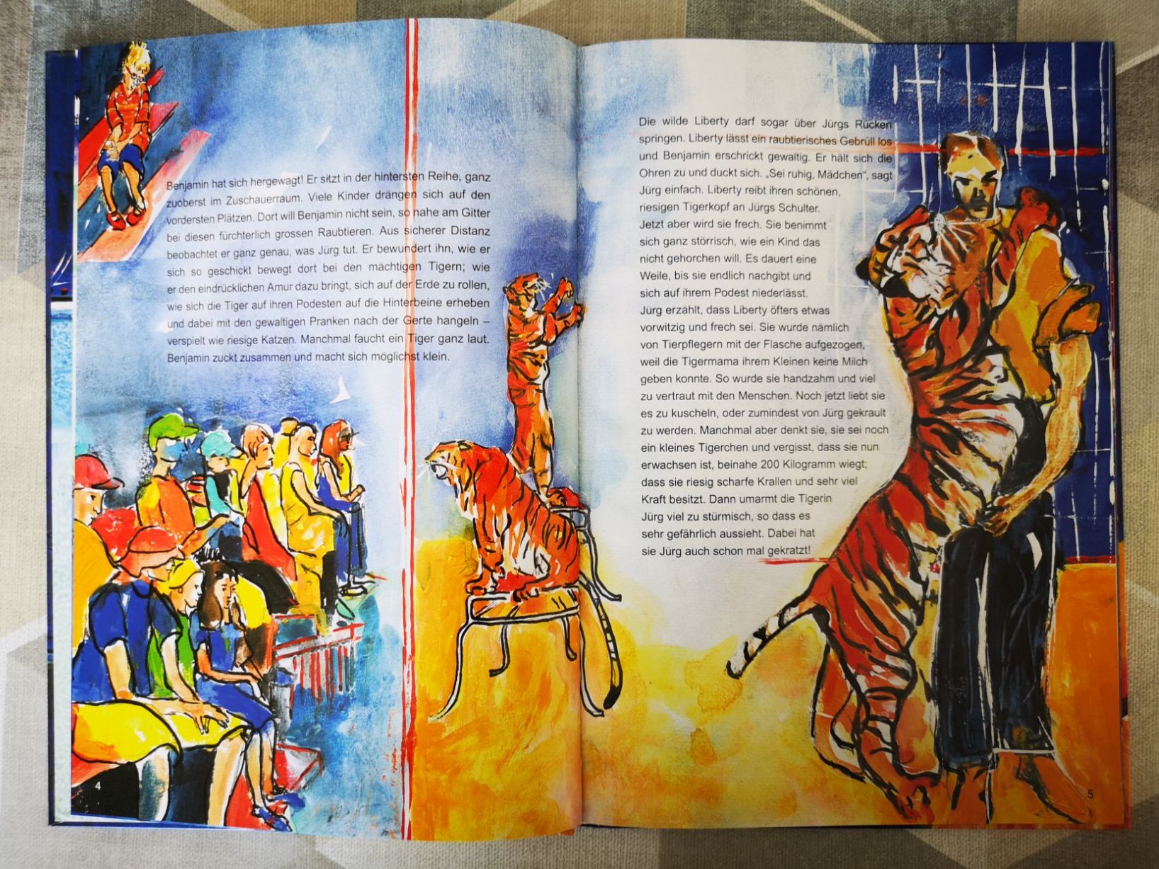 Libri: Benjamin will mutig werden - Kinderbuch mit Tiger 🐯 – Usato da Liestal venduto da Gitterli01 2