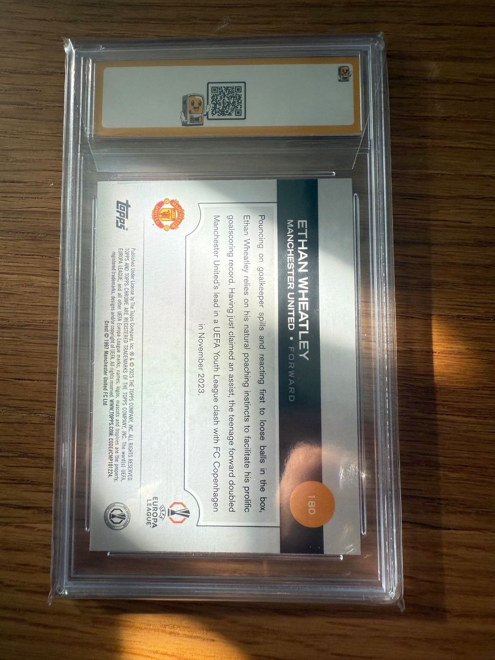 Topps Carte collezionabili: Ethan Wheatley Chrome RC 055/225 Gem Mint 10 – Nuovo (secondo la descrizione) da Matten b. Interl venduto da RC_Store 1
