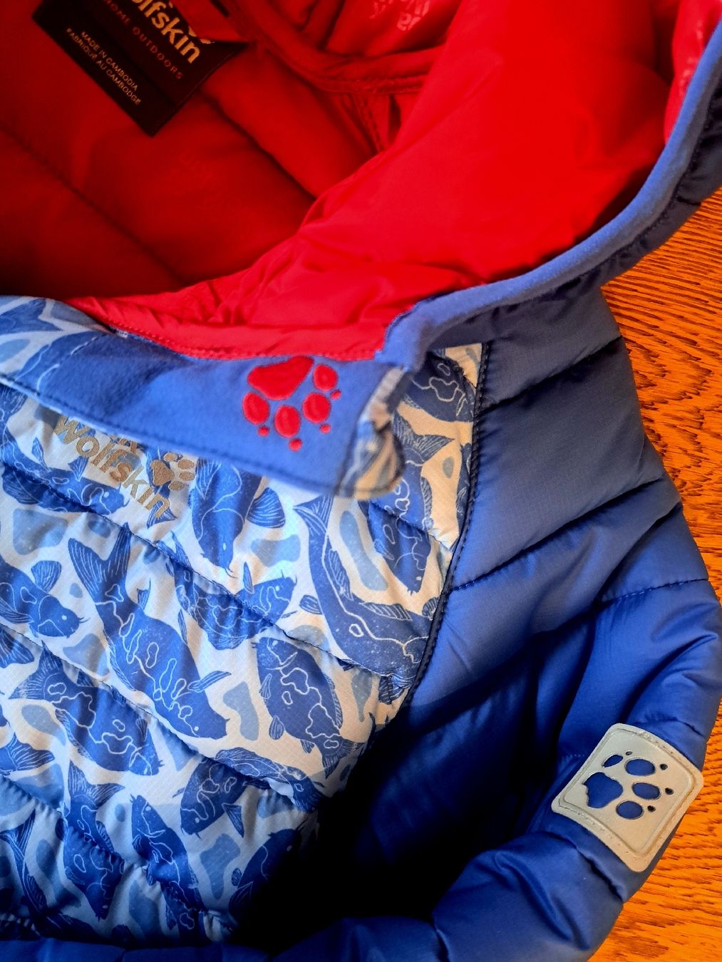 Jack Wolfskin Jacken & Mäntel: Jack Wolfskin Zenon Jacke mit Loop blau rot Herbst – Gebraucht aus bazenheid von salerno007 4