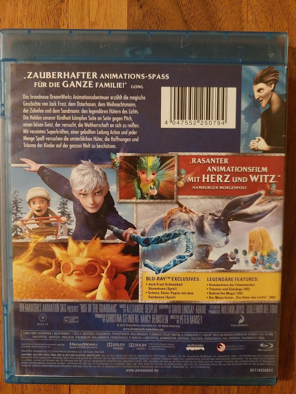 Tutti i DVDs: Blu Ray - Die Hüter des Lichts – Usato da Rheinfelden venduto da FilmAuktion 1
