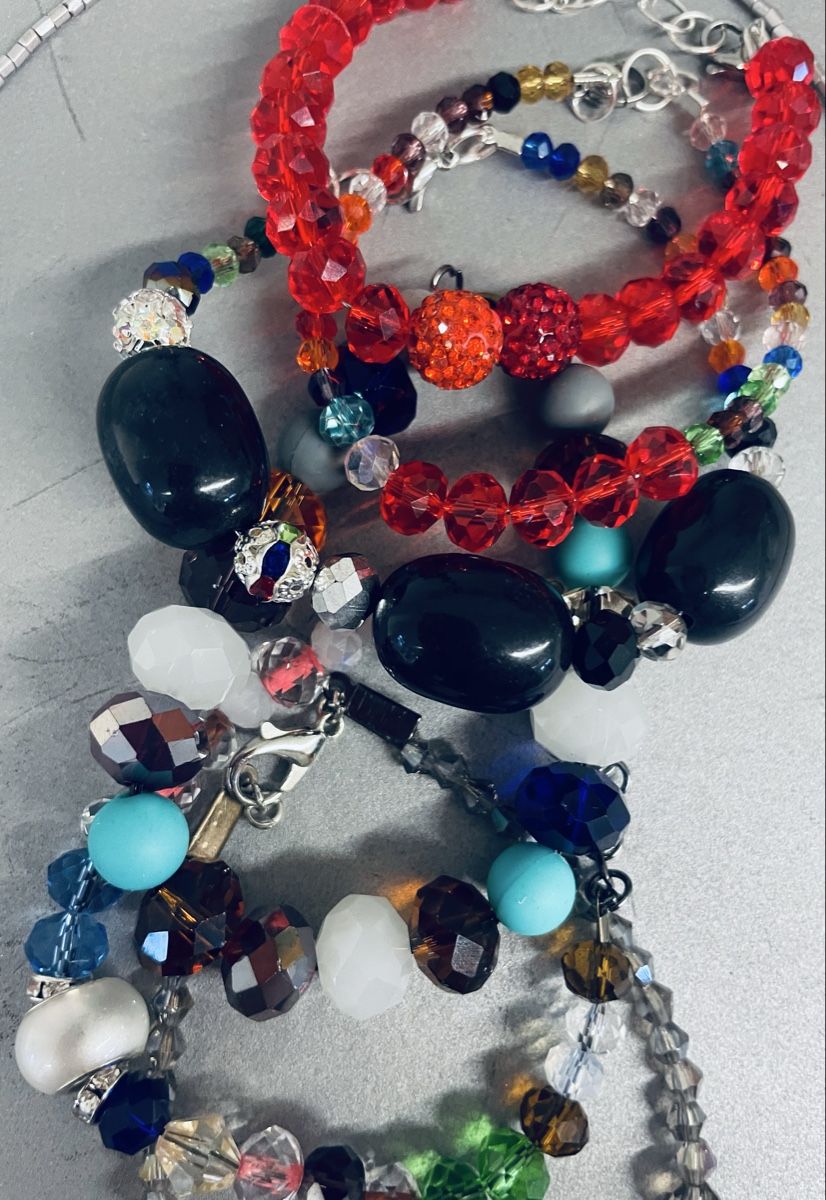 Altri gioielli: Modeschmuck Set: Halskette und Armbänder,  Neu! – Nuovo e nell'imballaggio originale da Au ZH venduto da Jaggy4 3