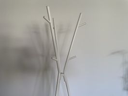 Garderobenständer weiss, 169cm