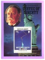 Block "Freiheitsstatue". Britische Jungferninseln