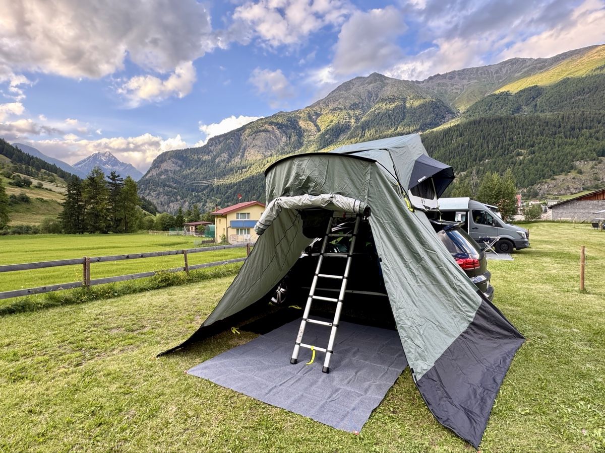 Dachzelt Quechua MH500 inkl. Anbauzelt und Comfort Matratze (Gebraucht) in  Inwil fr CHF 999  nur Abholung auf Ricardo kaufen
