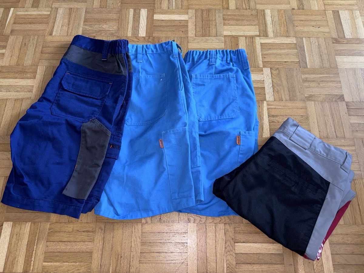 Hosen: 3x Arbeitsshorts / Bundhose kurz, Top Zustand, Sommer! – Gebraucht aus Jona von SaF0da