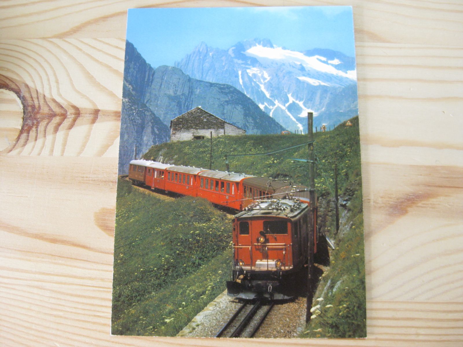 Cartoline postali: AK Oberalp mit Zug – Usato da Malters venduto da Marosko