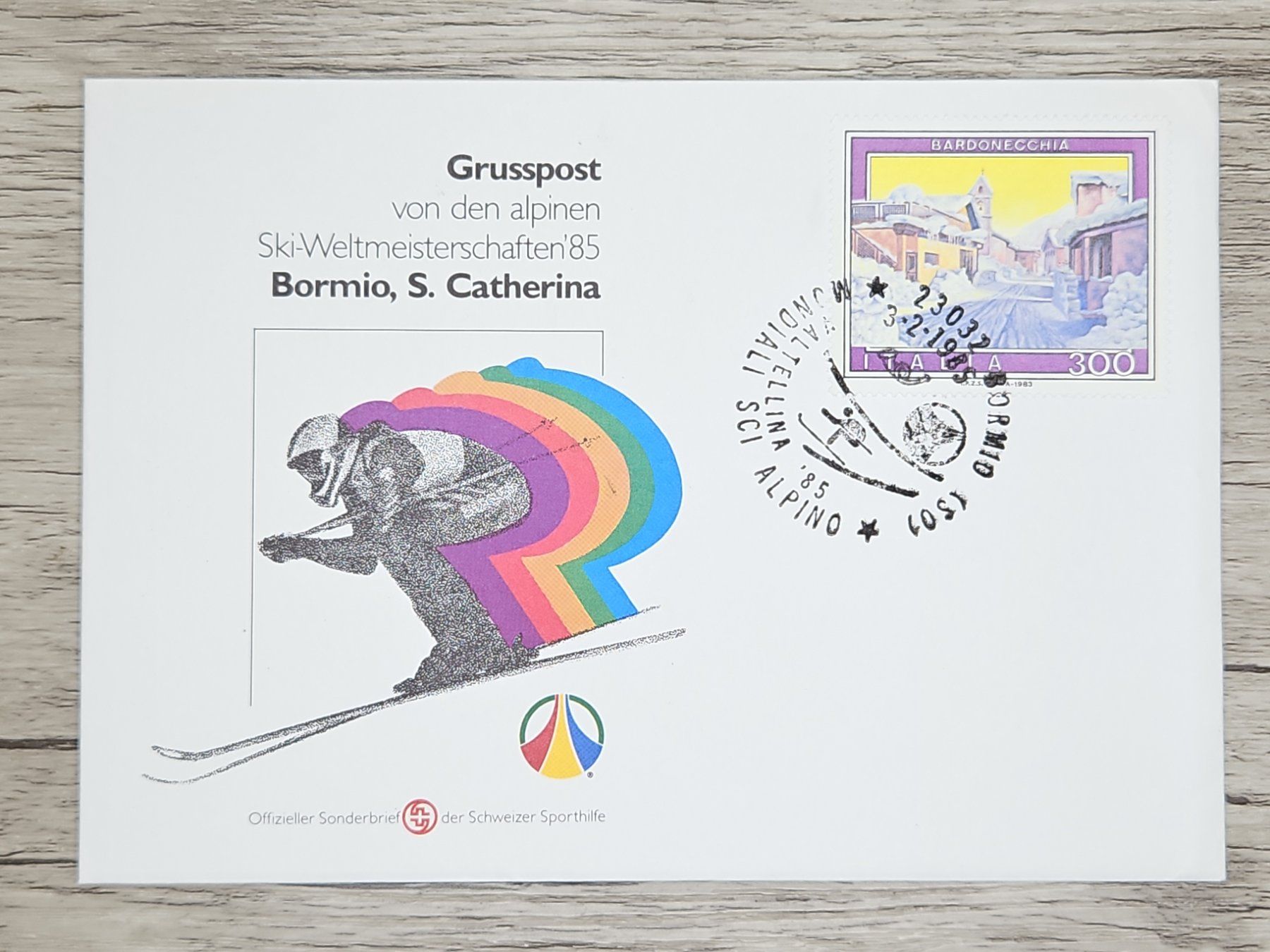 Tutti i francobolli: CL17 Enveloppe + Timbre Italie 1985 – Usato da Cousset venduto da Patrick_Collections
