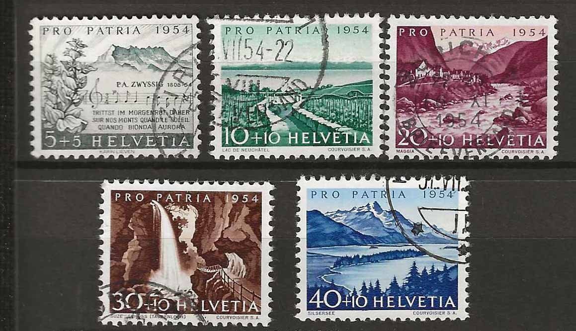 Tous les timbres: PP054 - Pro Patria 1954 obl. – D'occasion à Trélex par Phil_Albert