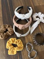 -Accessoires Haarschmuck : Scrunchies, Haarreifen, Armband 