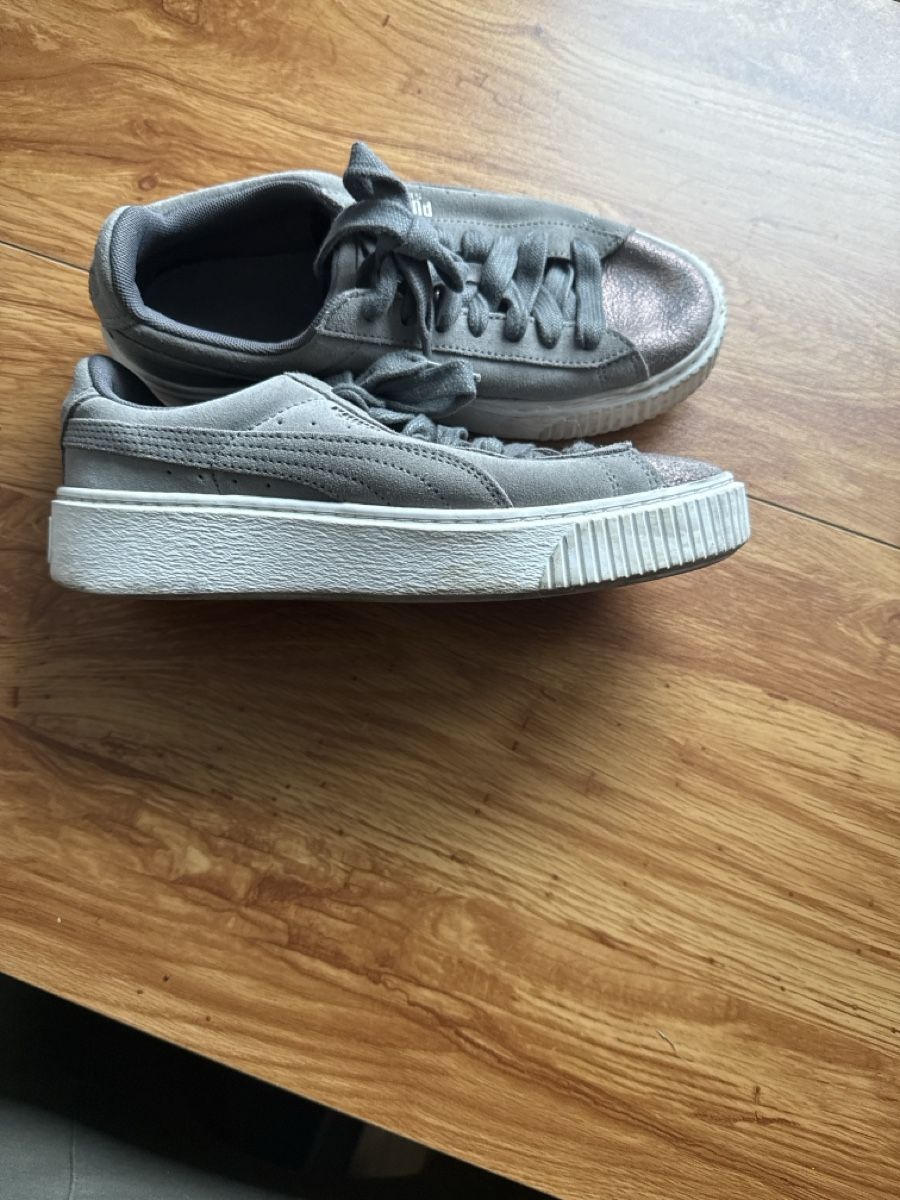 Puma Damenschuhe: Puma Sneaker, grau, Grösse 38.5 – Gebraucht aus Grenchen von elr_rwk7 1