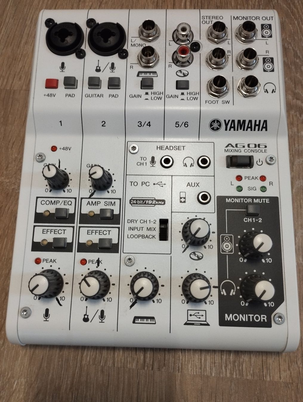Mischpulte: Yamaha AG06 6-Kanal Mischpult & USB Audio-Interface – Gebraucht aus Reinach BL von vim_6mjg