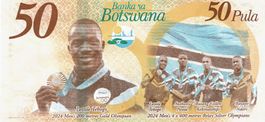 Botswana 50 Pula 2026 COMM.50th Gold Olympic UNZ