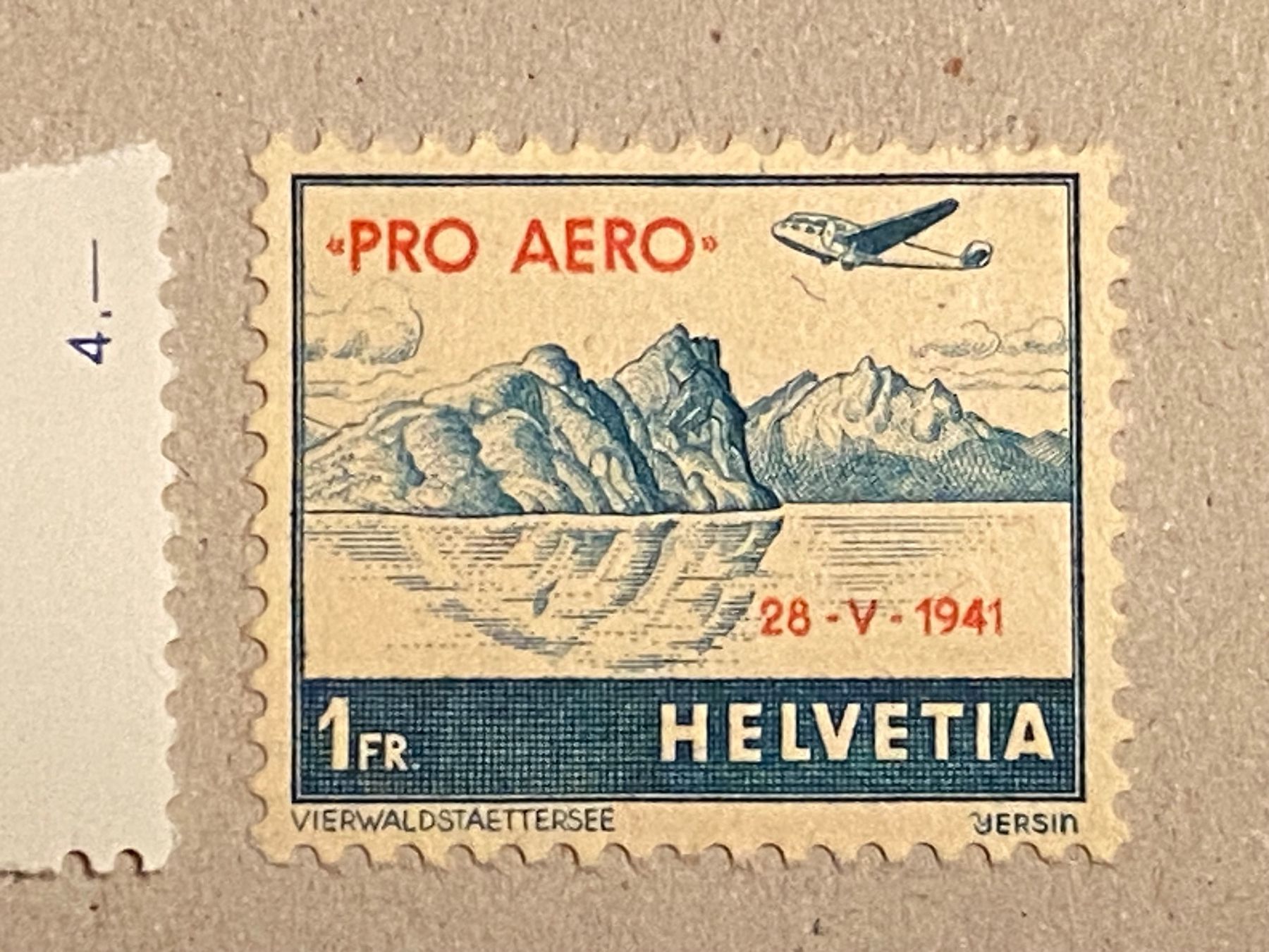 Alle Briefmarken: F35, postfrisch, Druckverschiebung – Gebraucht aus Aarau von hilde47