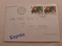 Rare! Enveloppe Vatican, timbres de 1981, Berne, Suisse