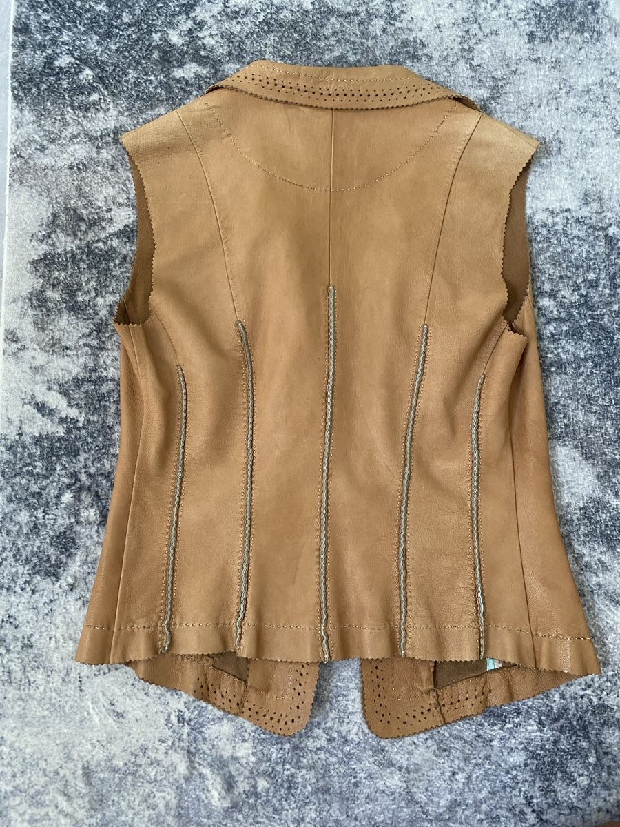 Gilet & Giacche senza maniche: Gilet en cuir – Usato da Echallens venduto da 1961zap 2