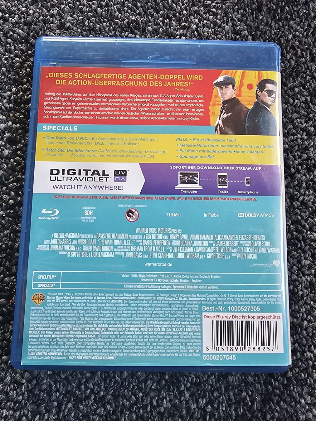 Tutti i DVDs:  U.N.C.L.E. auf Blu-ray  – Usato da Ruswil venduto da jan_bxl5 1