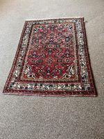 Vintage Orientteppich, Rot, Gemustert