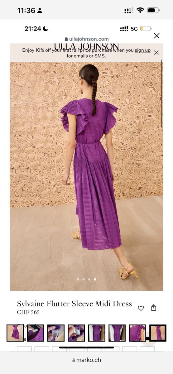 Ulla Johnson Vestiti: Ulla Johnson Sylvaine dresss – Nuovo (secondo la descrizione) da Rain venduto da thesta24 2