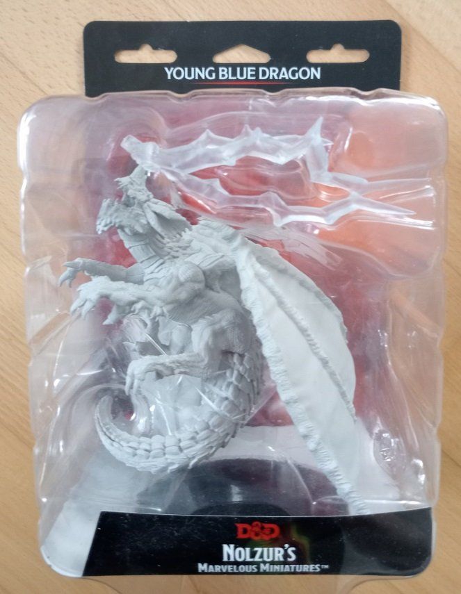 Figuren: Dungeons & Dragons Miniatures - Young Blue Dragon, unbemalt – Neu (gemäss Beschreibung) aus Alberswil von  1